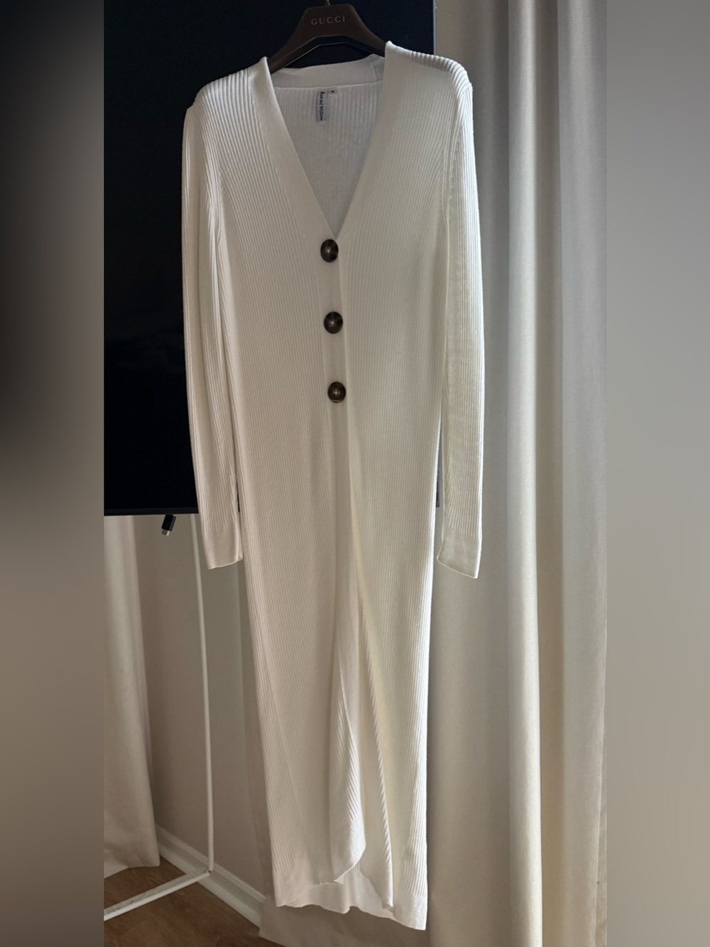 Rue Willow Womens Shell Knit Cardigan Maxi